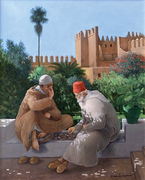 Dans le jardin des Oudaïa, Rabat