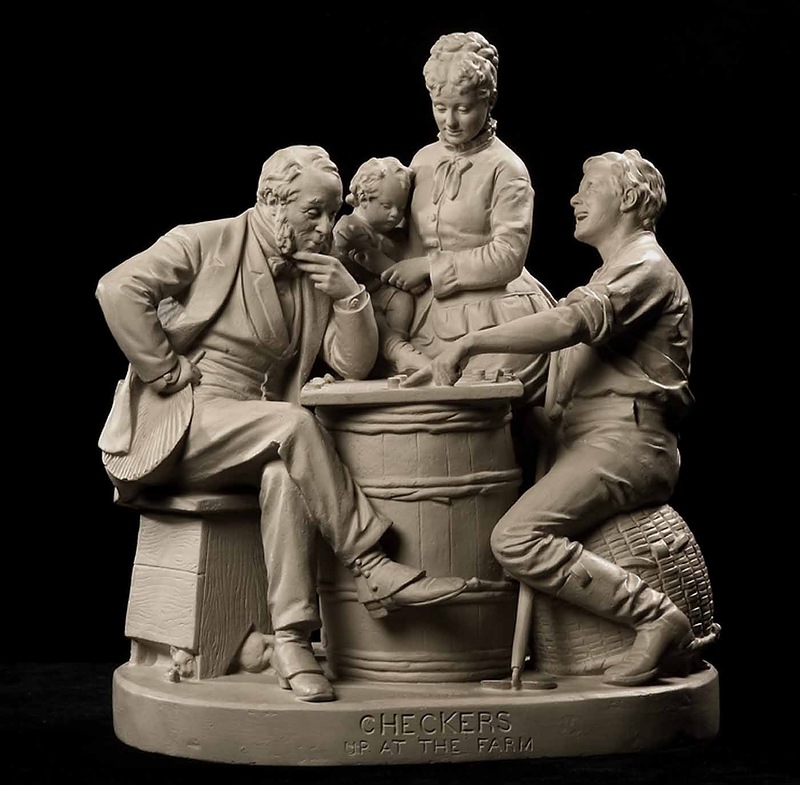 Checkers Up At the Farm