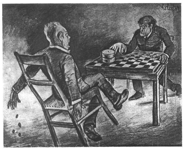 Hoe de dam van een tegenstander er uit ziet, direct na een slagzet