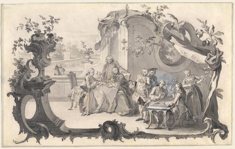 An Elegant Company Playing Board Games