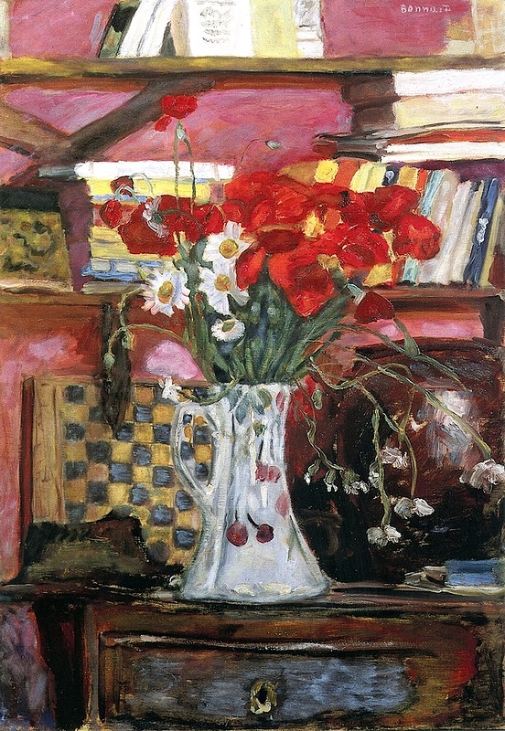 Vase of Flowers and Checkers