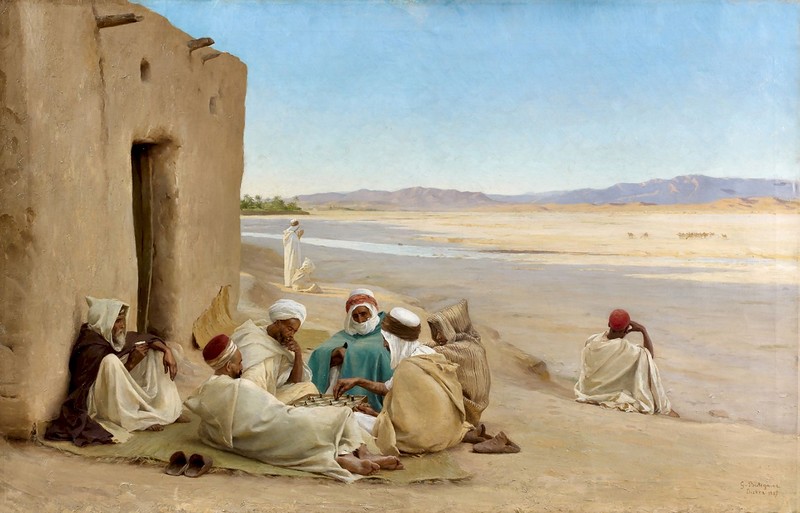 La partie de dames à Biskra