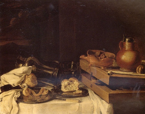 Still life of a box of draughts