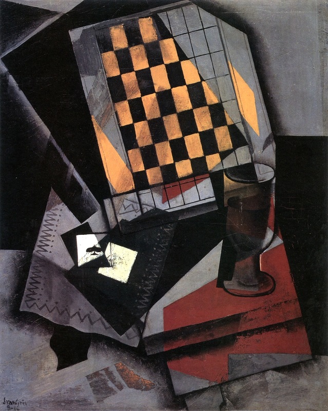 Damier et cartes a jouer