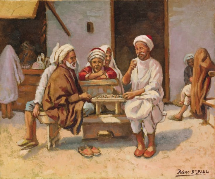 Jeu de dames a Tunis