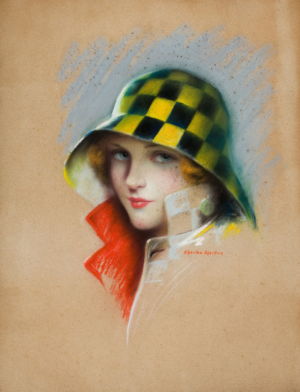 Girl in Checkered Hat