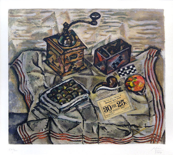 Still Life with Coffee Grinder. (Le Moulin à Café)