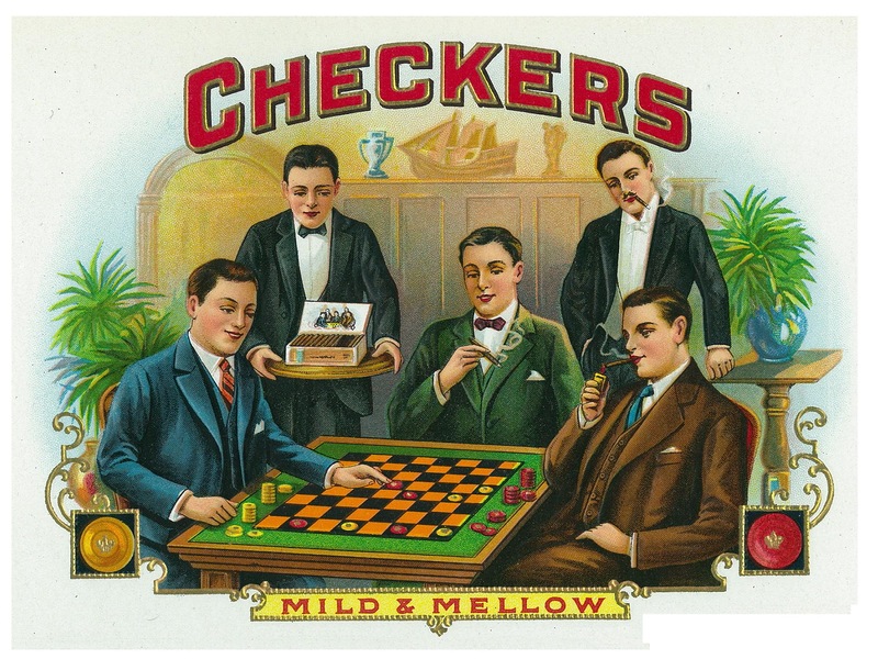 heckers brand cigar box label