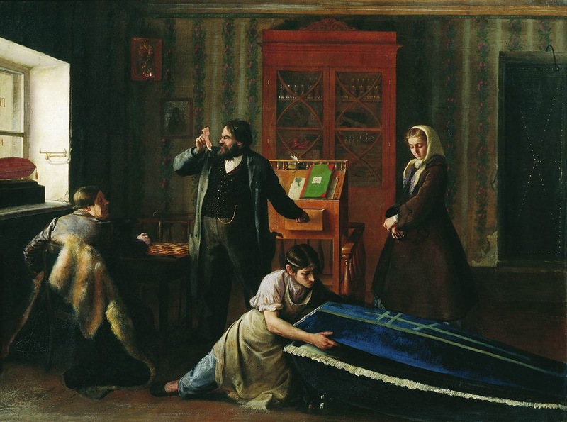 В лавке гробовщика