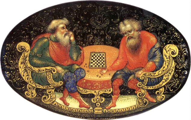 Игра в шашки. Баул