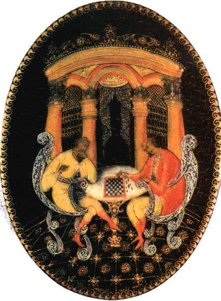 Игра в шашки. Баул