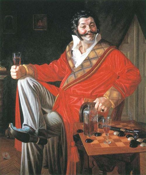 Артист Е.Т. Райков в роли Ноздрёва в опере Р. Щедрина «Мёртвые души»