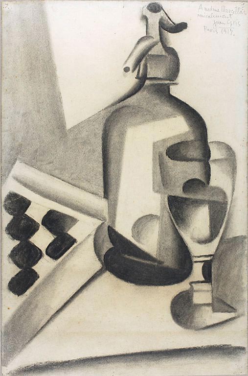 Glass, Siphon and Checkerboard